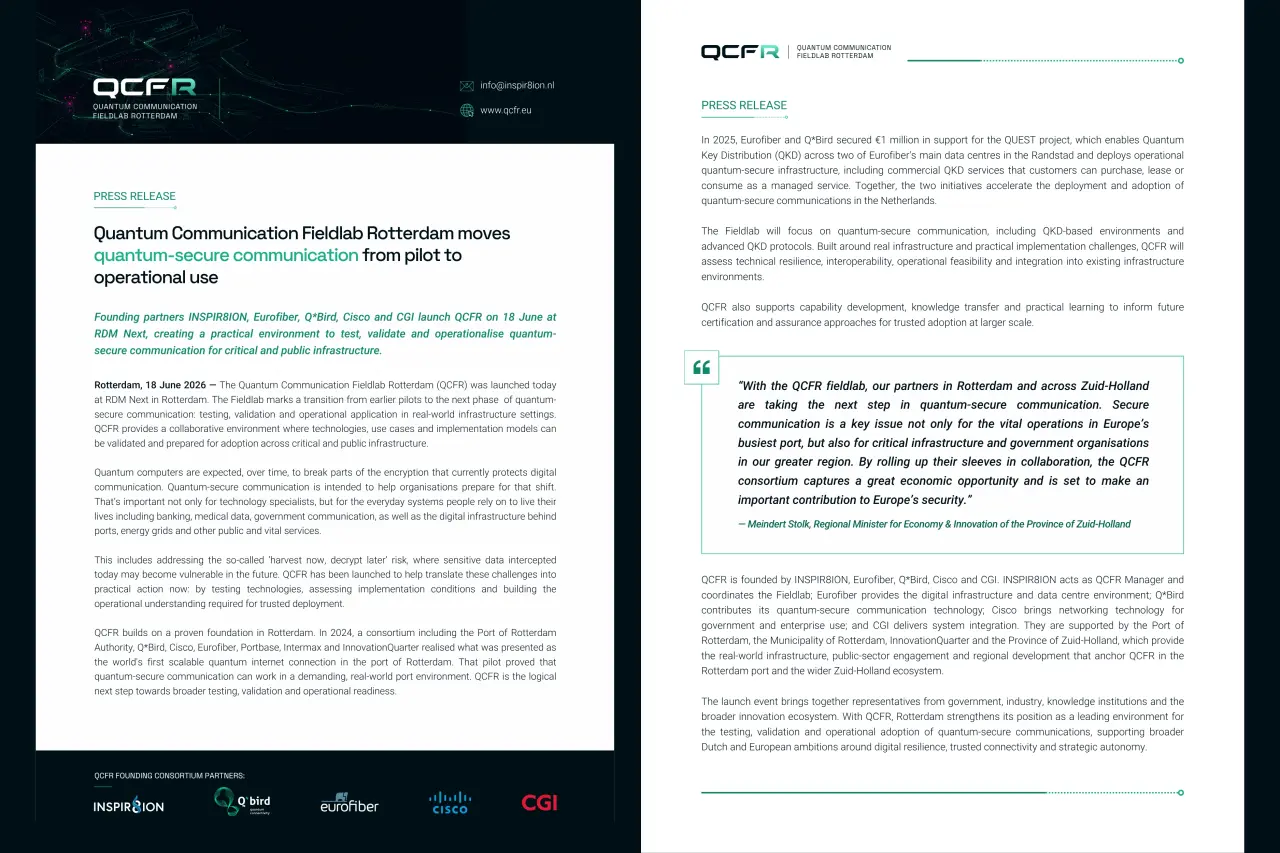 QCFR Website Press Release Preview